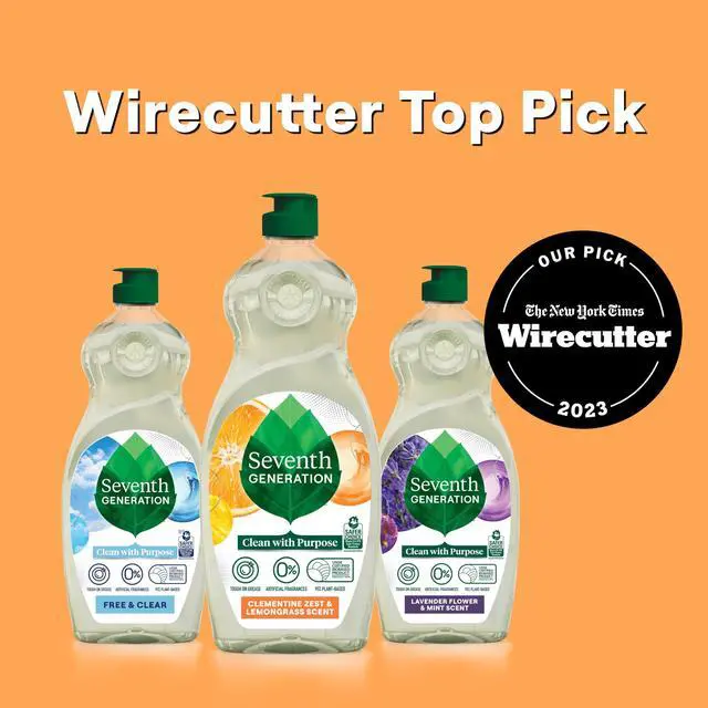 Alt view image 2 of 7 - Dish Liquid Soap Clementine Zest Lemongrass Pack of 6 Dishwashing Soap Liquid Soap 19 oz
