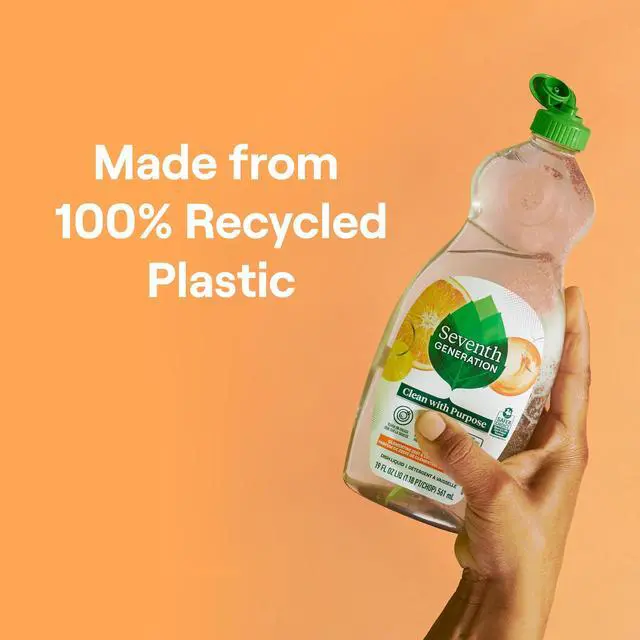 Alt view image 7 of 7 - Dish Liquid Soap Clementine Zest Lemongrass Pack of 6 Dishwashing Soap Liquid Soap 19 oz