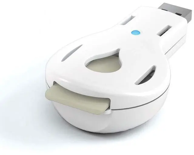Main image of Aromakey USB Aromatherapy Diffuser with 5 Unscented Refill Pads for Bedroom - Bathroom - Kitchen - Home - Office - Car - Travel (White)