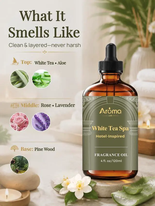 Alt view image 3 of 7 - Hotel Collection Diffuser Oil - White Tea Spa
