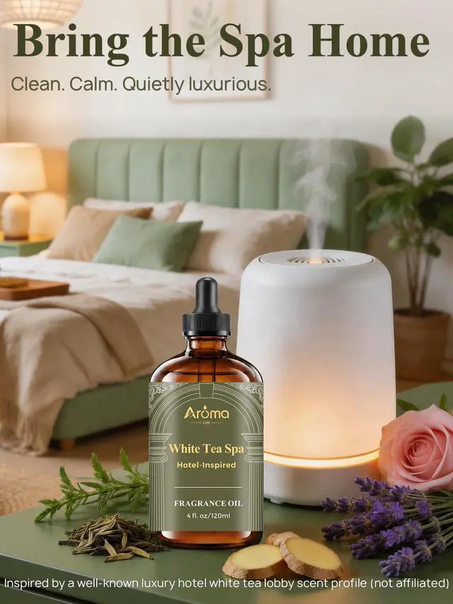 Alt view image 7 of 7 - Hotel Collection Diffuser Oil - White Tea Spa