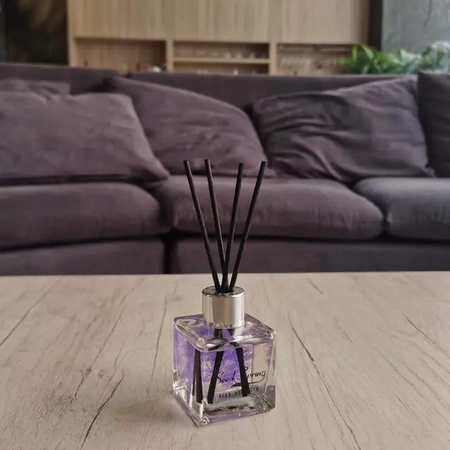 Alt view image 5 of 7 - Reed Diffuser Set with Sticks Lavender Aromatherapy Oil Scent Diffuser for Home Office Bathroom Decoration Perfume and Gifts 50ml/1.7 oz