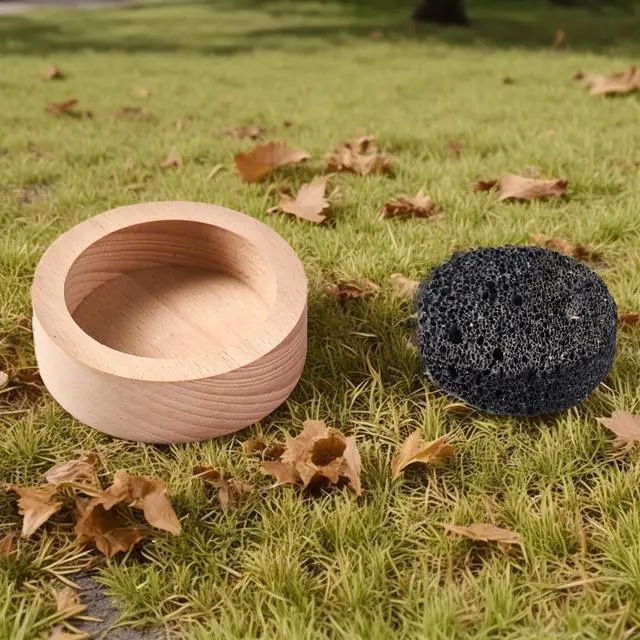 Alt view image 7 of 7 - Small Passive Lava Rock Diffuser for Essential Oils Great for Decorating at Desk, Office or Car