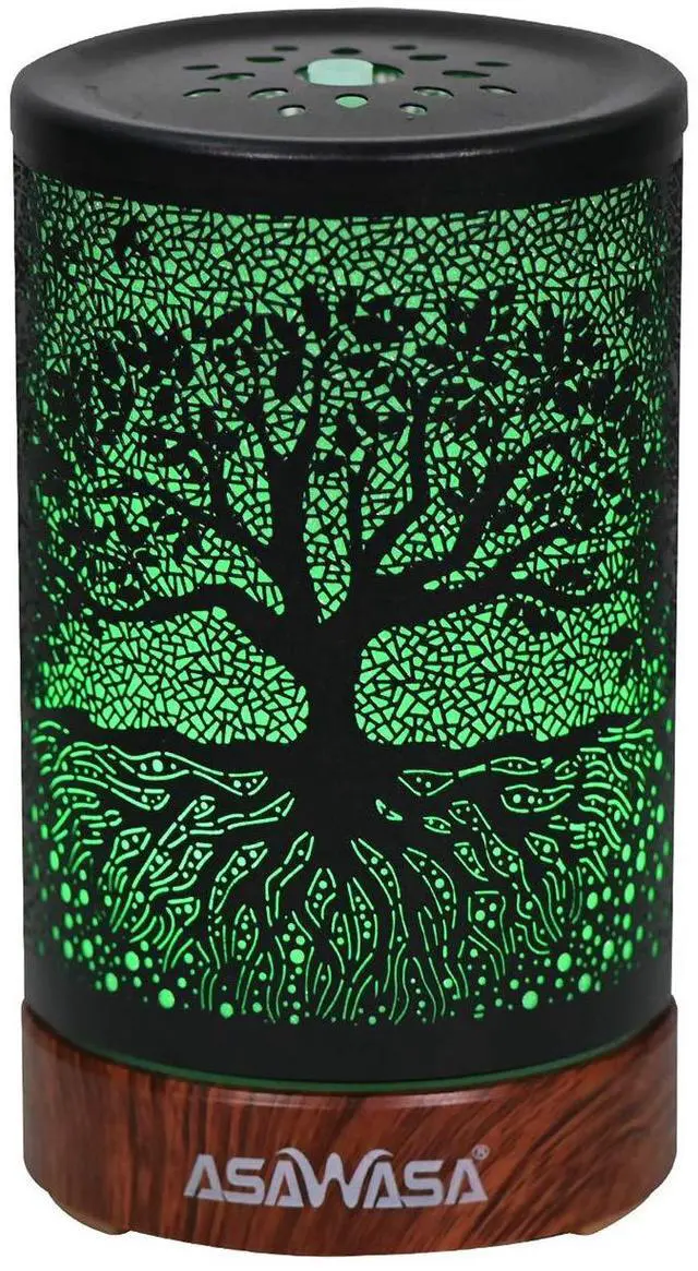 Main image of Diffusers for Essential Oils with Multicolor Night Light (Banyan)