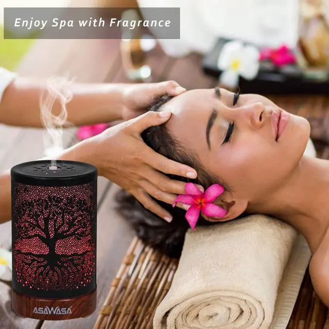 Alt view image 5 of 7 - Diffusers for Essential Oils with Multicolor Night Light (Banyan)