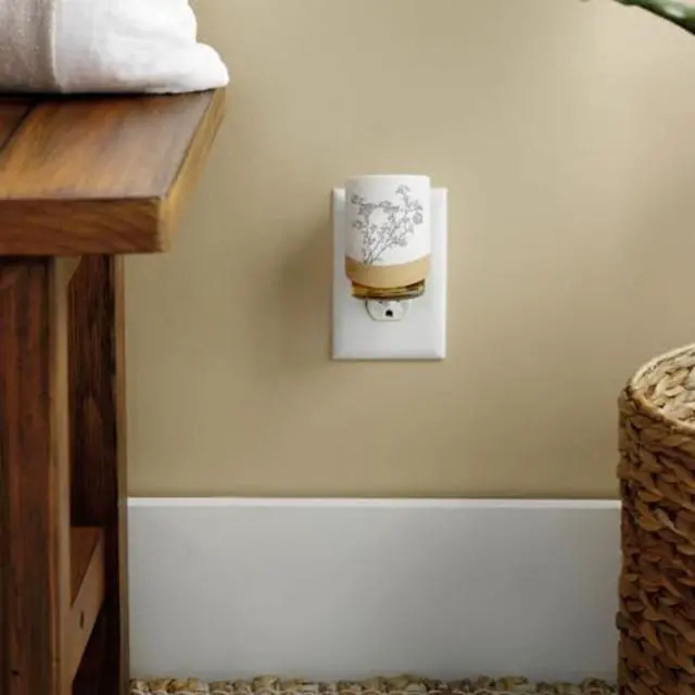 Alt view image 2 of 7 - ScentPlug Diffuser Warmer for Plug in Air Fresheners, Fragrance Warmer with Light, Simplicity Design (Pack of 1)