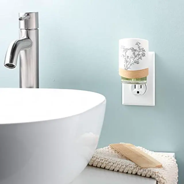 Alt view image 7 of 7 - ScentPlug Diffuser Warmer for Plug in Air Fresheners, Fragrance Warmer with Light, Simplicity Design (Pack of 1)