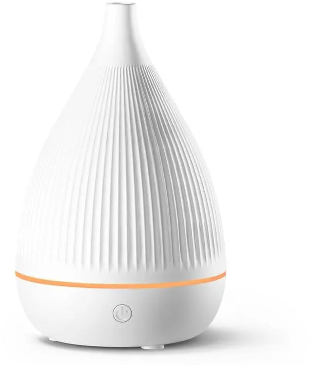 Main image of Ultrasonic Essential Oil Diffuser, Home Fragrance Aroma Diffuser with Auto Shut-Off, Color Change Night Light & Ultra-Quiet Operation, BPA-Free Portable Aromatherapy Humidifier for Home (White)