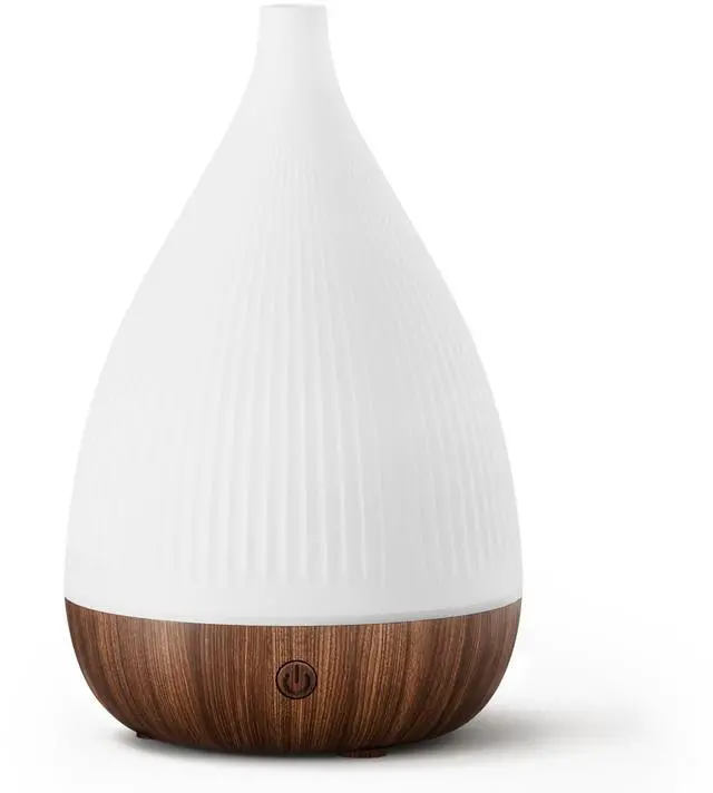 Main image of Ultrasonic Essential Oil Diffuser, Home Fragrance Aroma Diffuser with Auto Shut-Off, 8-Color Night Light & Ultra-Quiet Operation, BPA-Free Portable Aromatherapy Humidifier for Home (Dark)