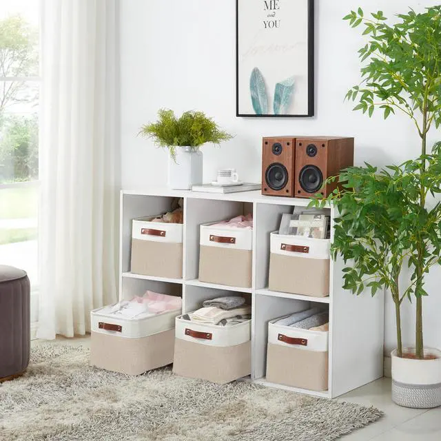 Alt view image 5 of 7 - Storage Bins, Large Fabric Storage Baskets for Shelves 1 Pack