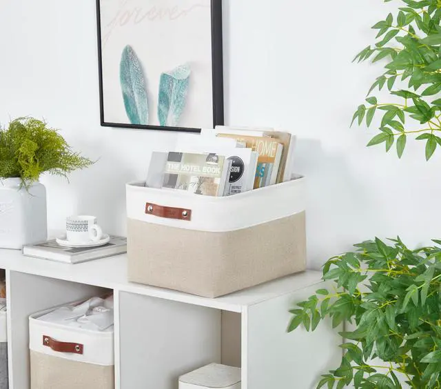 Alt view image 6 of 7 - Storage Bins, Large Fabric Storage Baskets for Shelves 1 Pack