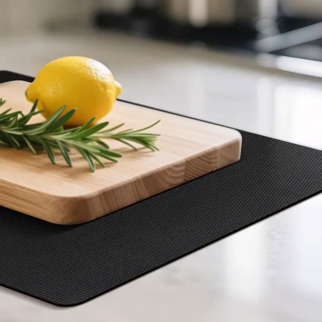 Alt view image 3 of 7 - Upgraded 10 x 15 Non-Adhesive Non-Slip Cutting Board Mat Multi-Purpose