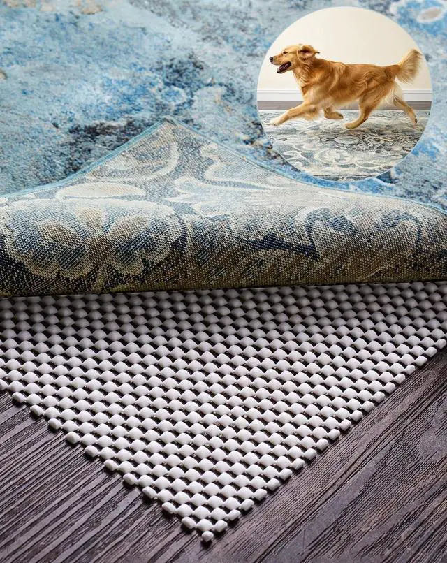Main image of Rug Gripper Pad for Hardwood Floors, Thick Non Slip Rug Pads for Area Rugs, Rug Grippers for Tile Floors, Under Carpet Anti Skid Mat, Keep Your Rugs Safe and in Place, 2x3 Ft
