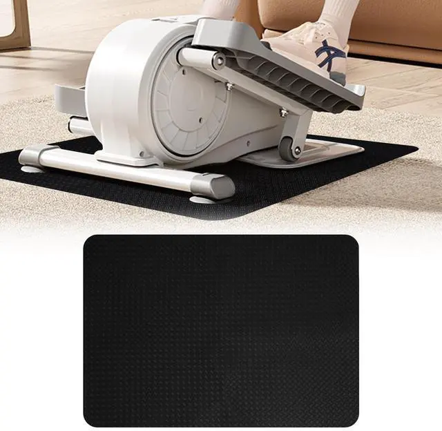 Main image of Elliptical & Stepper Mat, 23.6" x 17" x 4mm, Non-Slip Mat