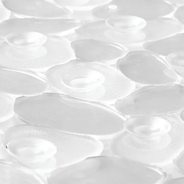 Alt view image 5 of 5 - Pebblz Suction Non-Slip Bath Mat, Clear, 13.75" x 26.5"