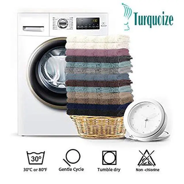 Alt view image 7 of 7 - Sage Green Bathroom Rugs Runner Extra Long 47 x 17 Large Bath Mat Plush Shaggy Chenille Bathroom Rug Non-Slip Bath Rug Runner Extra Soft & Absorbent Thick Floor Mats, Machine Washable, Sage