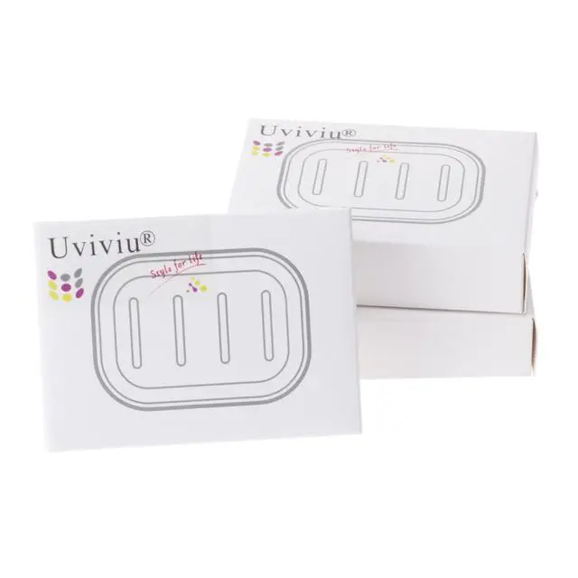 Alt view image 4 of 5 - Plastic Soap Dish, Container, Keeps Soap Dry,Easy Cleaning,Drain,White