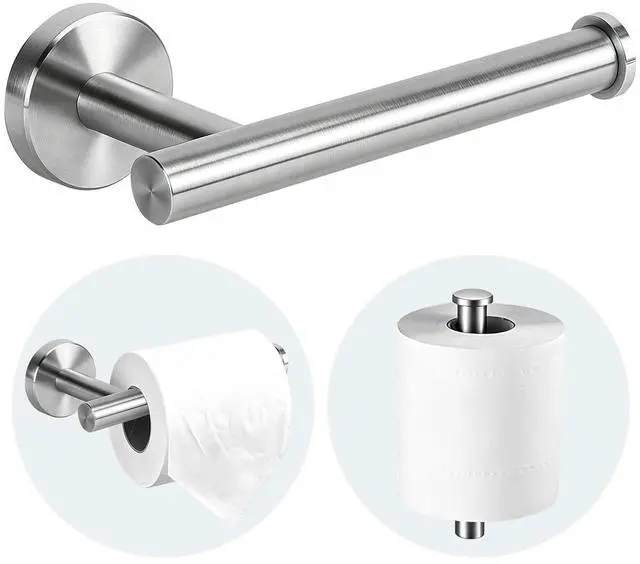 Main image of Toilet Paper Holder Wall Mount - Brushed Nickel