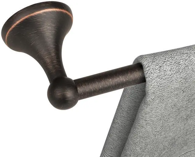 Main image of Antique Bathroom Towel Bar Oil Rubbed Bronze, 24 Inch Towel Racks for Bathroom Wall Mounted,Bathroom Towel Holder Bronze,Home Decor Towel Rod