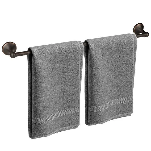 Alt view image 7 of 7 - Antique Bathroom Towel Bar Oil Rubbed Bronze, 24 Inch Towel Racks for Bathroom Wall Mounted,Bathroom Towel Holder Bronze,Home Decor Towel Rod