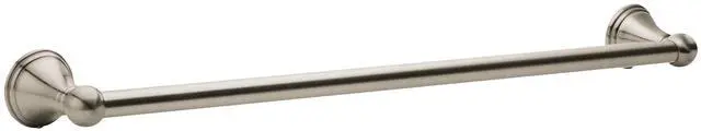 Main image of Preston Brushed Nickel 24-Inch Single Wall Mounted Bathroom Towel Bar, DN8424BN