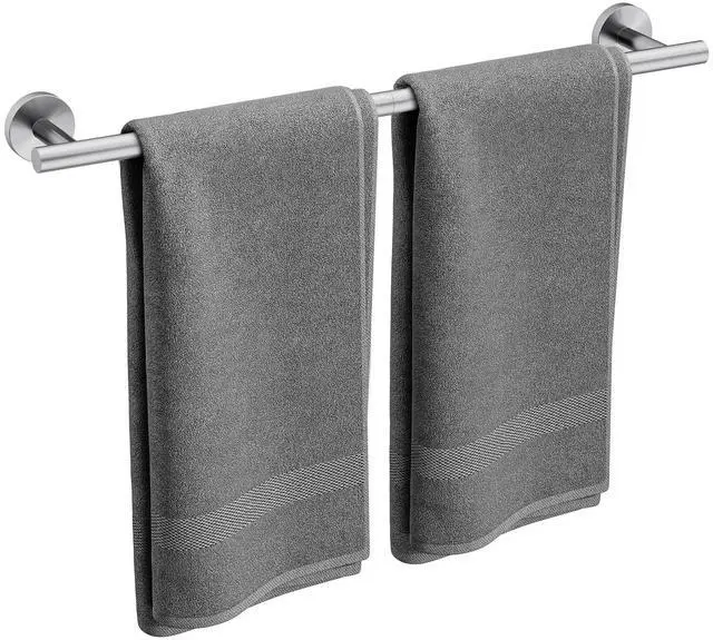 Main image of Brushed Nickel Towel Bar, 24 Inch Bathroom Towel Rack