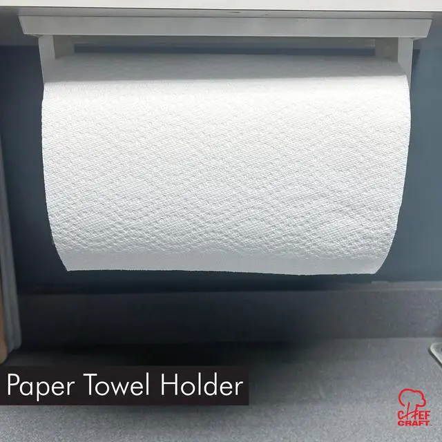 Alt view image 3 of 7 - Select Plastic Paper Towel Holder, 12.5 inches in Length, White