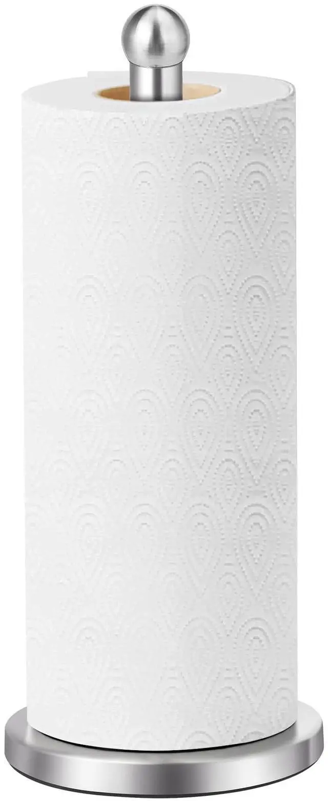 Main image of Paper Towel Holder Countertop with Weighted Base for Standard Rolls