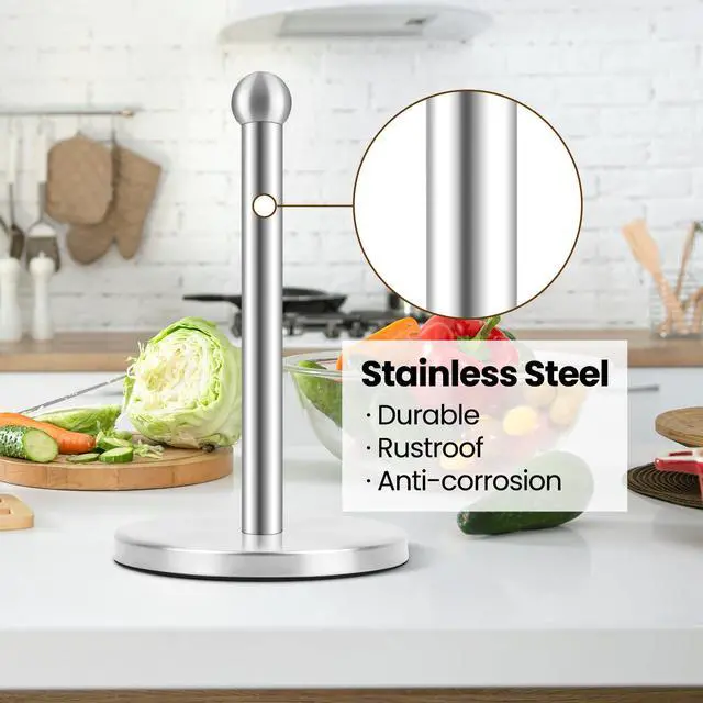 Alt view image 2 of 7 - Paper Towel Holder, Kitchen Paper Towels Holder Stand