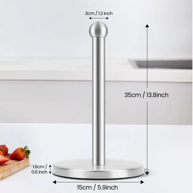 Alt view image 3 of 7 - Paper Towel Holder, Kitchen Paper Towels Holder Stand
