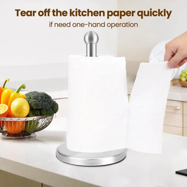 Alt view image 6 of 7 - Paper Towel Holder, Kitchen Paper Towels Holder Stand