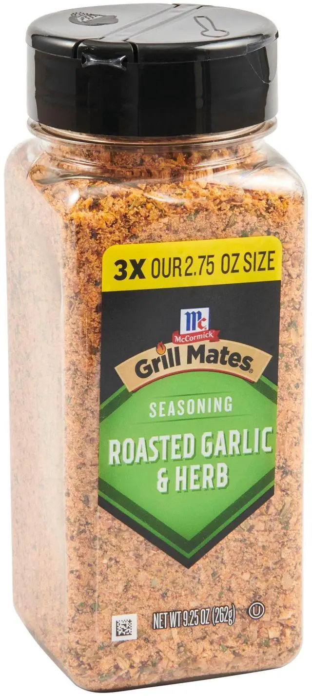 Main image of Grill Mates Roasted Garlic & Herb Seasoning, 9.25 oz
