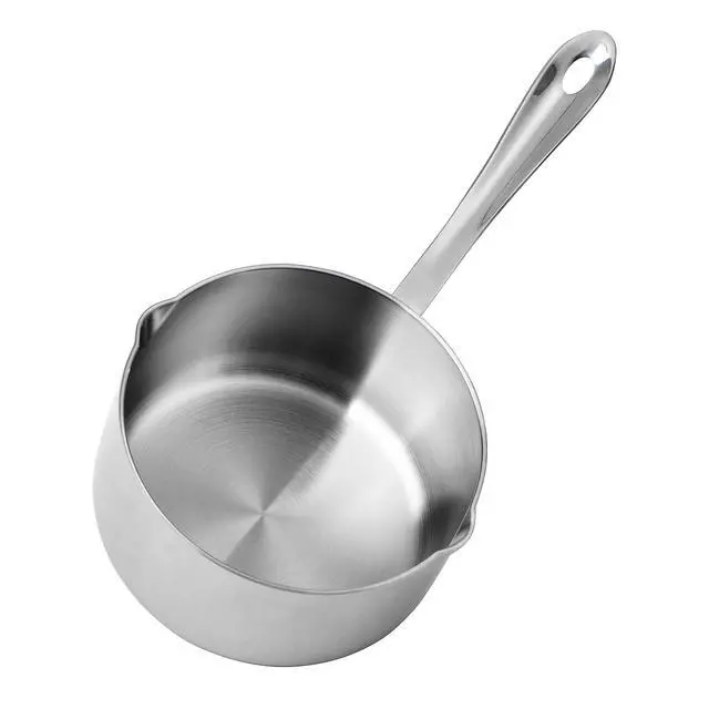 Alt view image 3 of 7 - 10 Ounce Kitchen Induction Stainless Steel Milk Pot Saucepan Oil Chocolate Sauce Pan Butter Warmer Pot (300 ml)