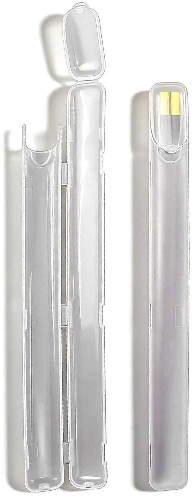 Main image of Chopsticks Storage Case 2 Pack, White Travel Utensil Holder