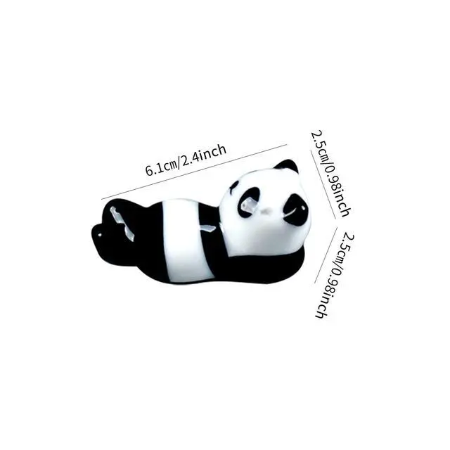 Alt view image 6 of 6 - 6PCS Cute Ceramic Panda Chopsticks Rest Rack Stand Holder for Chopsticks, Ceramic Ware Chopsticks Stand Rest RackGift for Boys Girls Kids