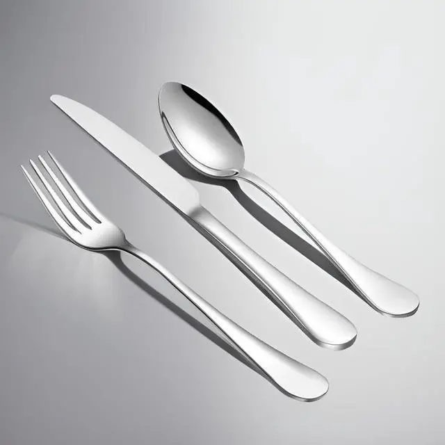 Alt view image 5 of 7 - Dinner Forks, Set of 6 Top Food Grade Stainless Steel Silverware Forks, Flatware Set,8 Inches, Mirror Finish & Dishwasher Safe, New Apartment Essentials Cutlery Set