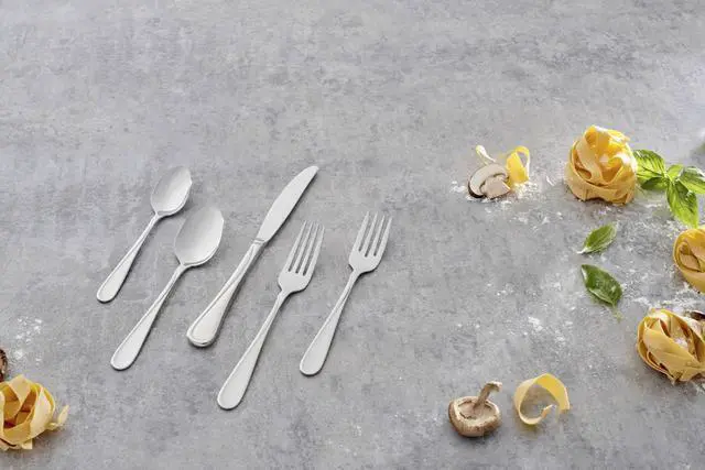 Alt view image 4 of 6 - Silverware Set, Flight Everyday Flatware Salad Forks Set, Service For 4, 18/0 Stainless Steel, 6.65 x 1.04-Inch, Mirror Finish, Dishwasher Safe, Utensils Sets, Salad Fork (Silver, 4 Piece)