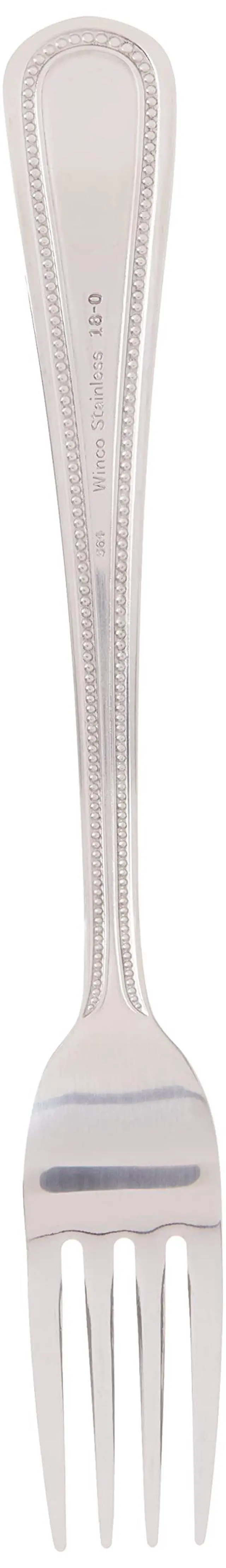 Alt view image 3 of 5 - 12-Piece Dots Dinner Fork Set, 18-0 Stainless Steel,Silver