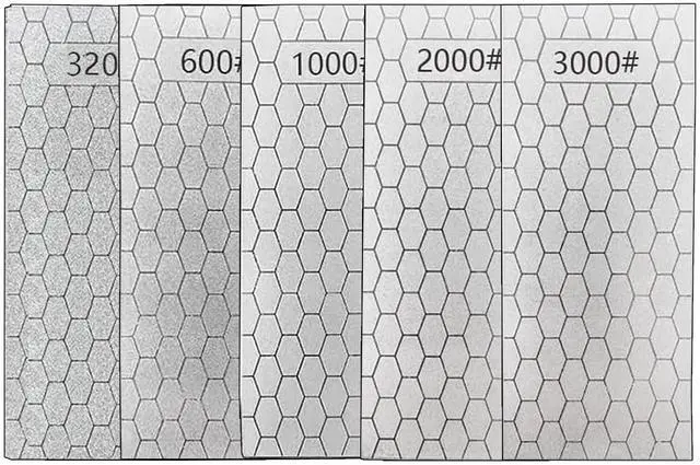 Main image of Diamond Sharpening Stone, 5 Pcs Diamond Plates Featuring Extra Fine Grit