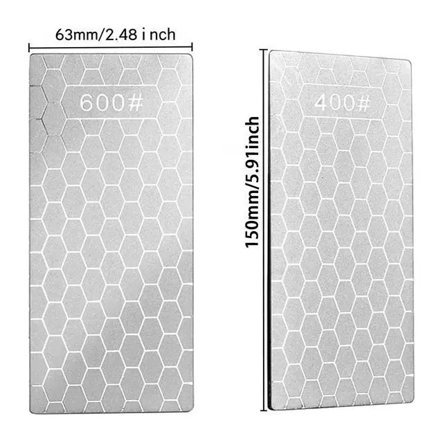 Alt view image 2 of 7 - Diamond Sharpening Stone, 5 Pcs Diamond Plates Featuring Extra Fine Grit