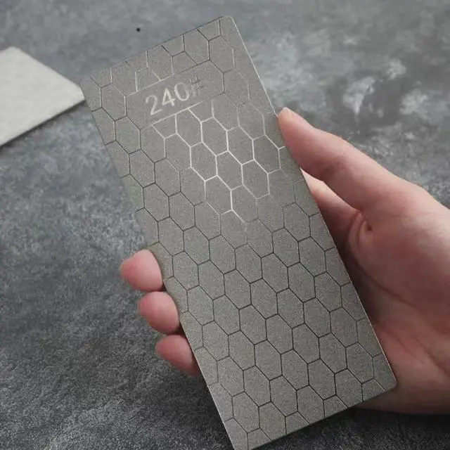 Alt view image 5 of 7 - Diamond Sharpening Stone, 5 Pcs Diamond Plates Featuring Extra Fine Grit