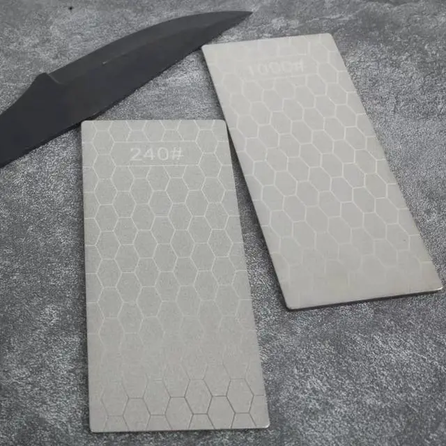 Alt view image 6 of 7 - Diamond Sharpening Stone, 5 Pcs Diamond Plates Featuring Extra Fine Grit