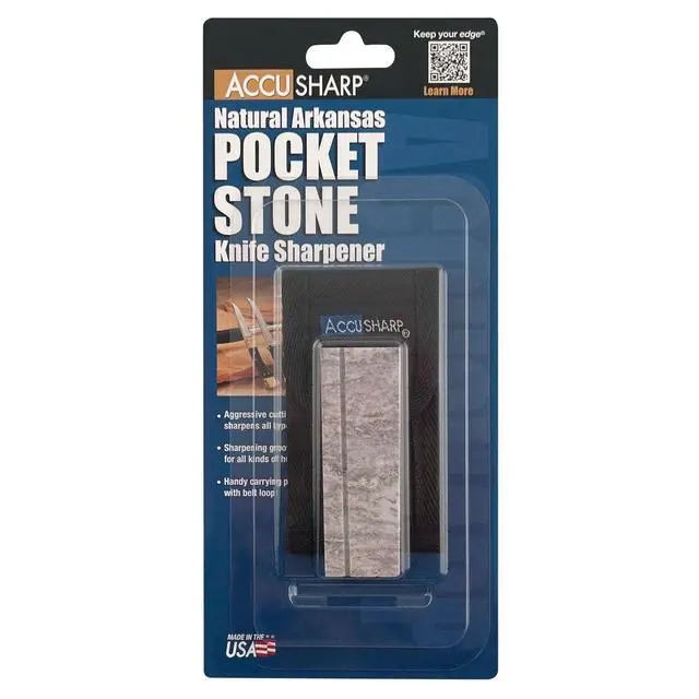 Alt view image 3 of 7 - Pocket Stone Sharpener with Pouch, 3 Inch Dual-Sided Sharpening Stone for Knives, Fish Hooks, Camping, Hunting Knives, Restores, Repairs & Hones Blades, Natural