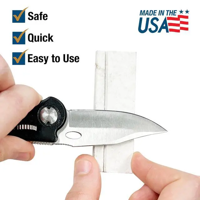 Alt view image 4 of 7 - Pocket Stone Sharpener with Pouch, 3 Inch Dual-Sided Sharpening Stone for Knives, Fish Hooks, Camping, Hunting Knives, Restores, Repairs & Hones Blades, Natural