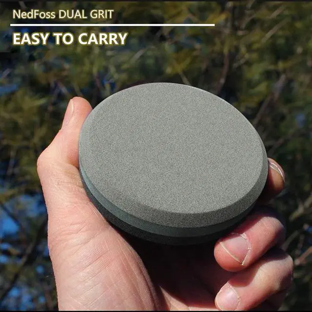 Alt view image 2 of 7 - Axe/Hatchet Sharpening Puck Whetstone Knife Sharpening Stone