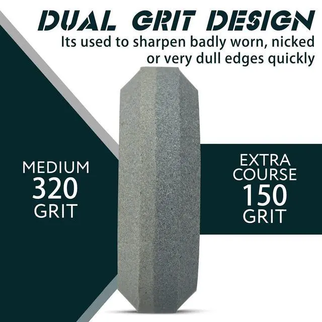 Alt view image 3 of 7 - Axe/Hatchet Sharpening Puck Whetstone Knife Sharpening Stone