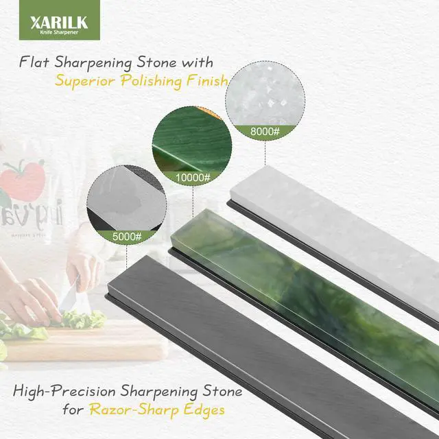 Alt view image 3 of 7 - Natural Knife Sharpening Stones Set, Premium Edge Finishing