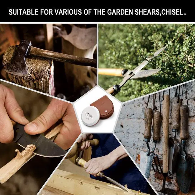 Alt view image 3 of 6 - Axe/Hatchet Sharpening Stone 180/320 Grit with Portable Bag