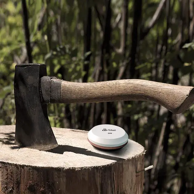 Alt view image 5 of 6 - Axe/Hatchet Sharpening Stone 180/320 Grit with Portable Bag