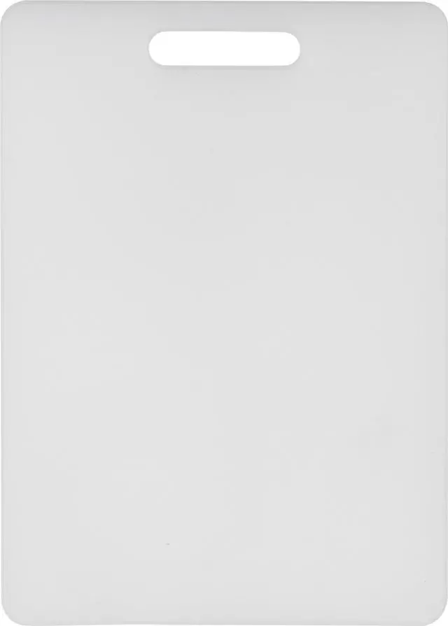 Main image of Everyday Solid Polyethylene Cutting Board, 8 x 11-Inch, Non-Porous Plastic, White